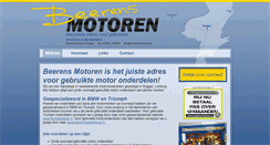Desktop Screenshot of beerensmotoren.nl